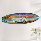 Beach Surf Van Surfboard Coastal Wooden Wall Art by G. DeBrekht - Handcrafted Coastal Holiday Decor Made in the USA - 8490120-3HS - Che Cose Belle