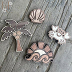 Beach Wood Magnet Set - Che Cose Belle
