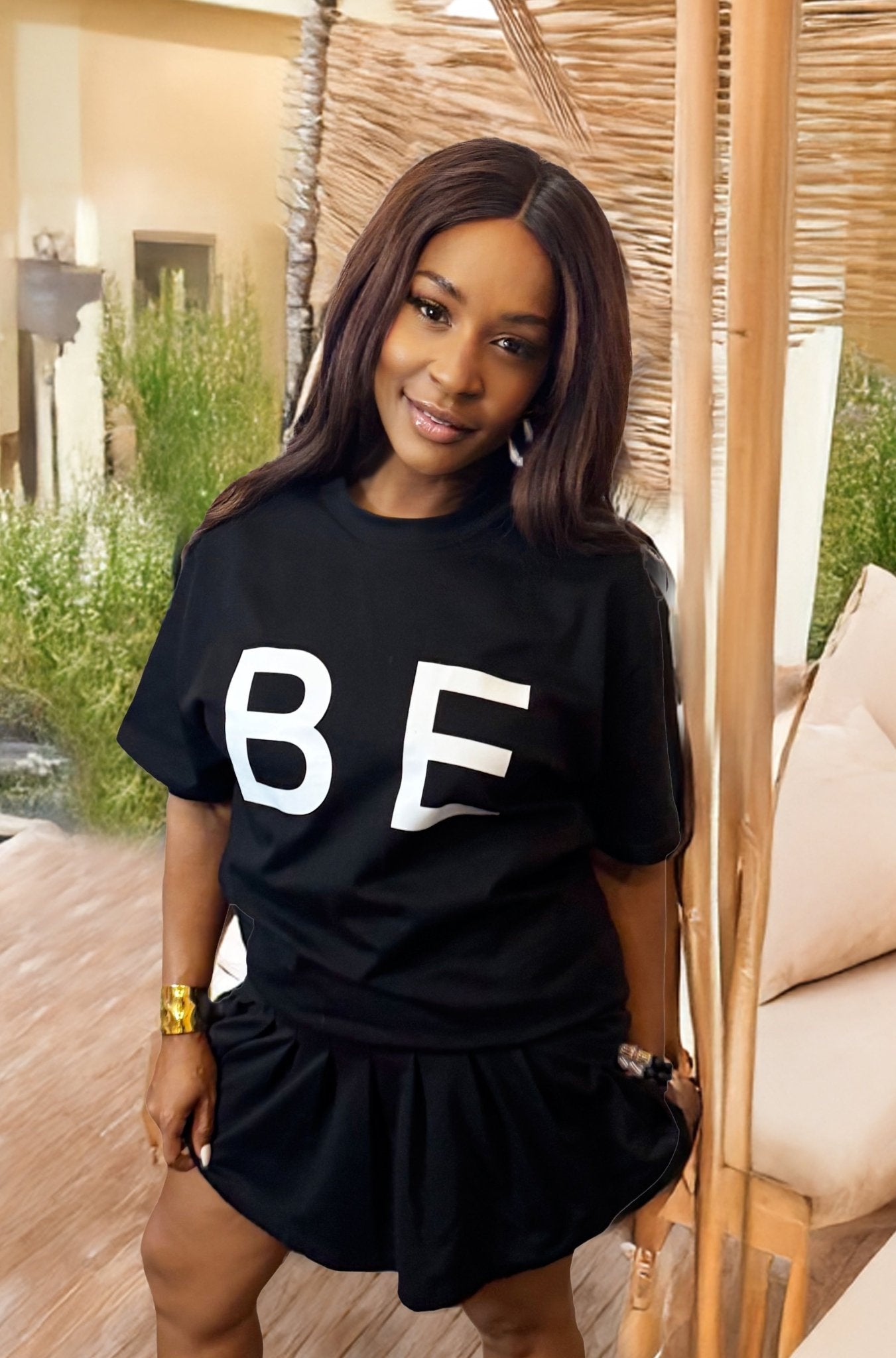 BeAfricaLuxury BE T-shirt - Che Cose Belle