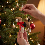 Beagle Hand Knit Christmas Ornament Arcadia Home