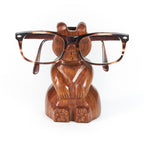 Bear Eyeglasses Holder Stand - Handcrafted Sheesham Wood - Che Cose Belle