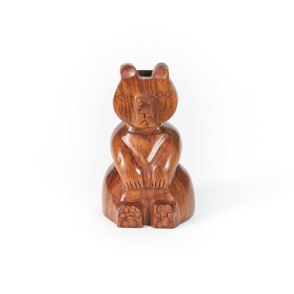 Bear Eyeglasses Holder Stand - Handcrafted Sheesham Wood - Che Cose Belle