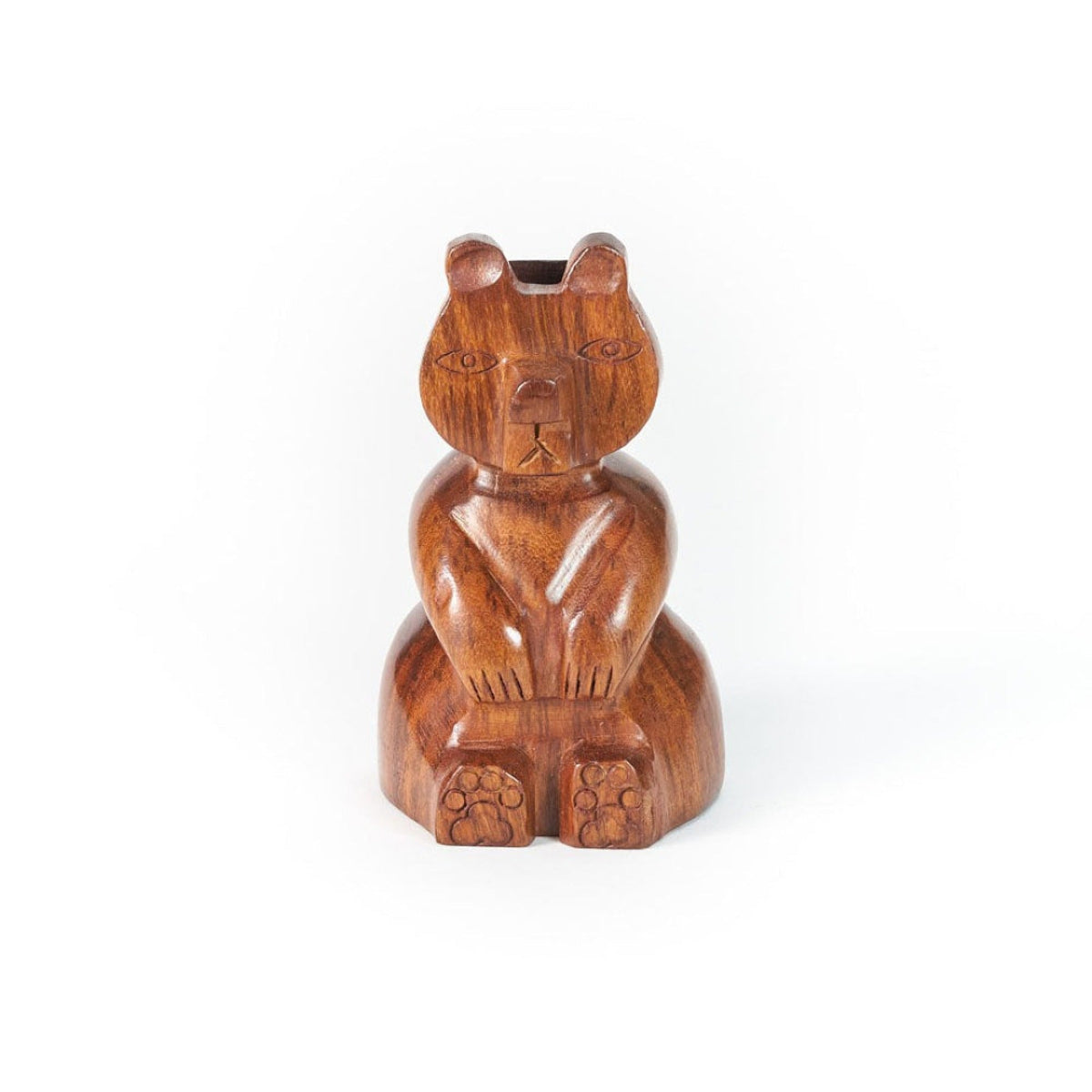 Bear Eyeglasses Holder Stand - Handcrafted Sheesham Wood - Che Cose Belle