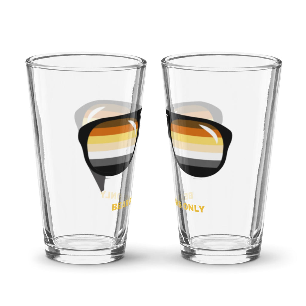 Bear Stunnas "Bear Paws Only" Shaker pint glass - Che Cose Belle
