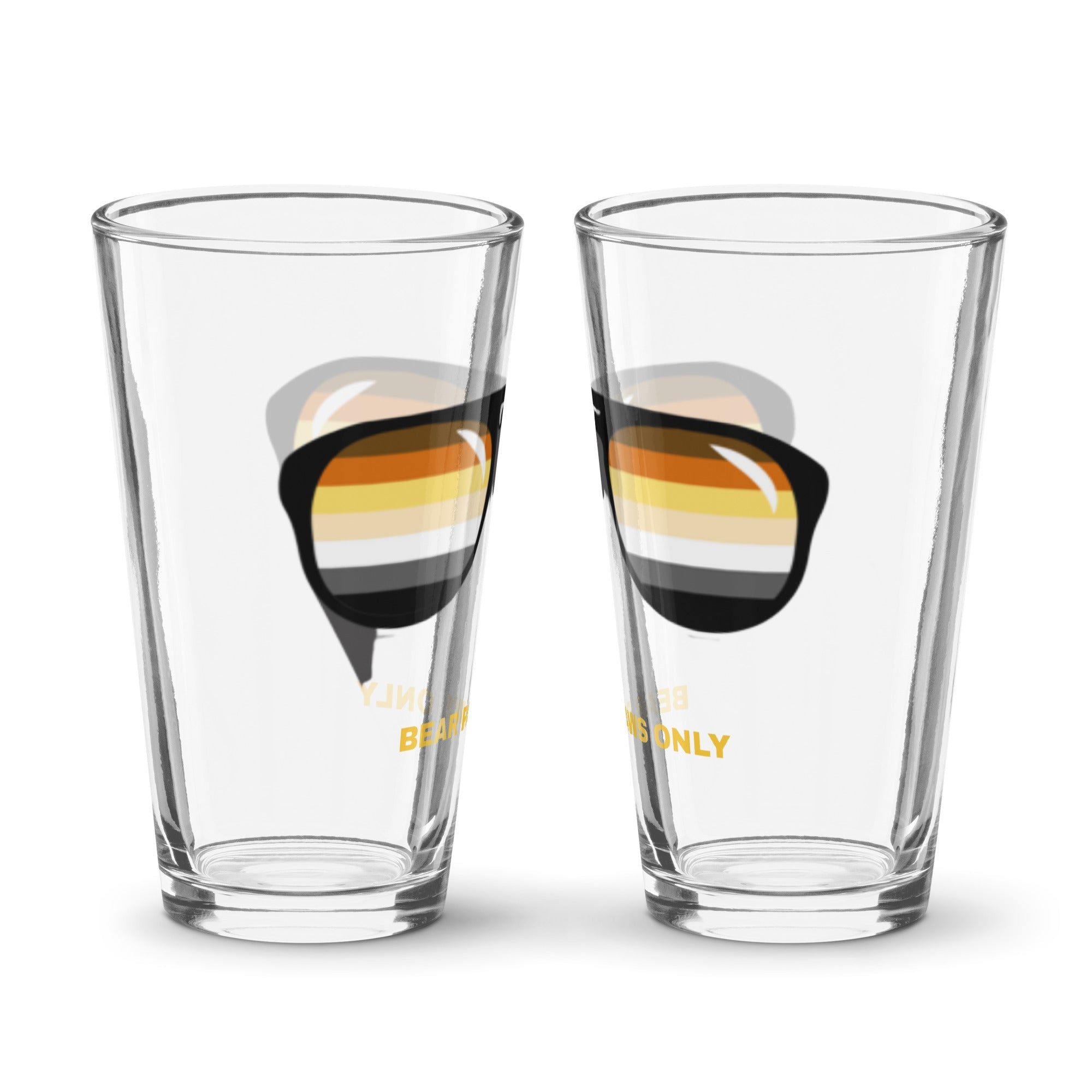 Bear Stunnas "Bear Paws Only" Shaker pint glass - Che Cose Belle