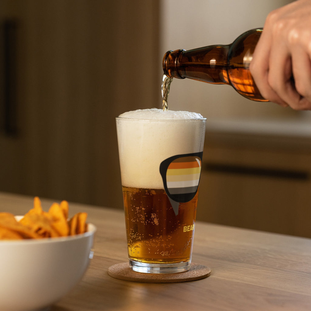 Bear Stunnas "Bear Paws Only" Shaker pint glass - Che Cose Belle