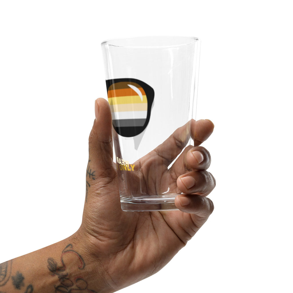 Bear Stunnas "Bear Paws Only" Shaker pint glass - Che Cose Belle