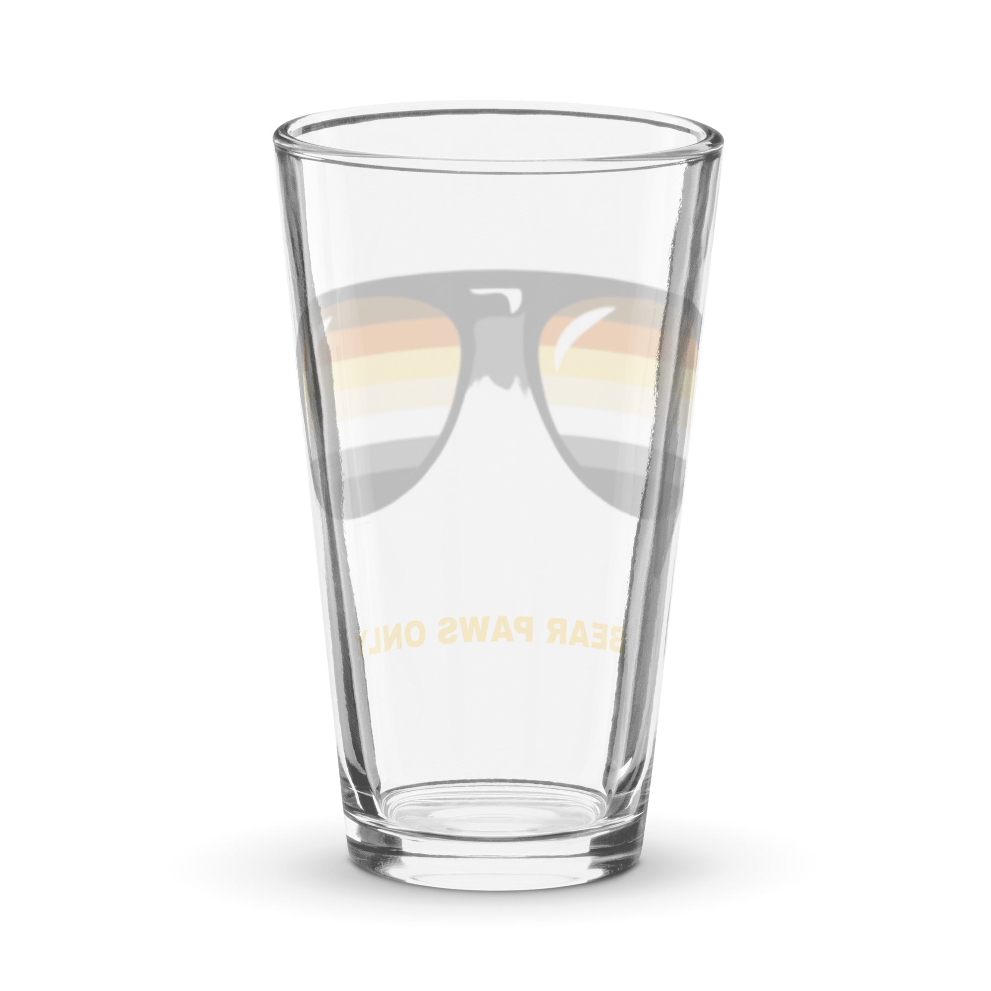 Bear Stunnas "Bear Paws Only" Shaker pint glass - Che Cose Belle