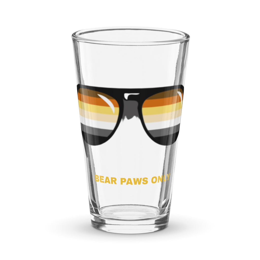 Bear Stunnas "Bear Paws Only" Shaker pint glass - Che Cose Belle