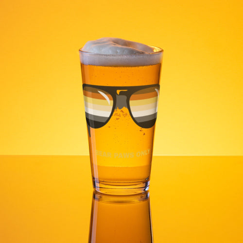 Bear Stunnas "Bear Paws Only" Shaker pint glass - Che Cose Belle