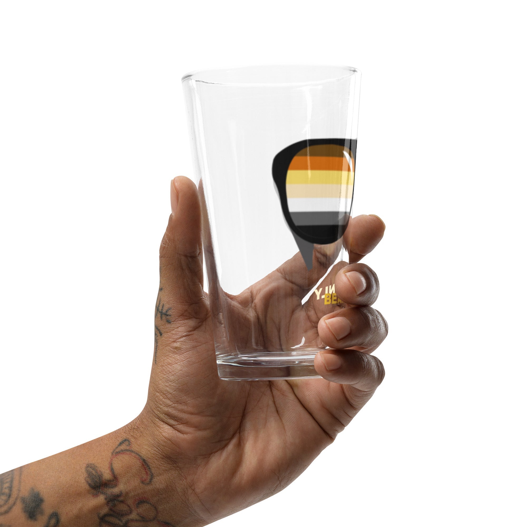 Bear Stunnas "Bear Paws Only" Shaker pint glass - Che Cose Belle