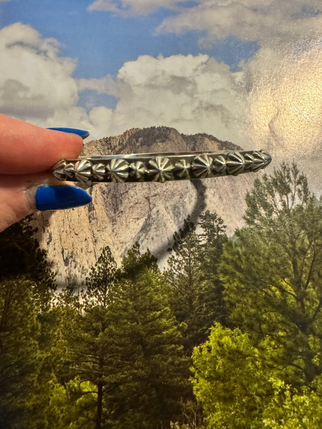 Beautiful Handmade Sterling Silver Bangle By Dan Dodson - Che Cose Belle