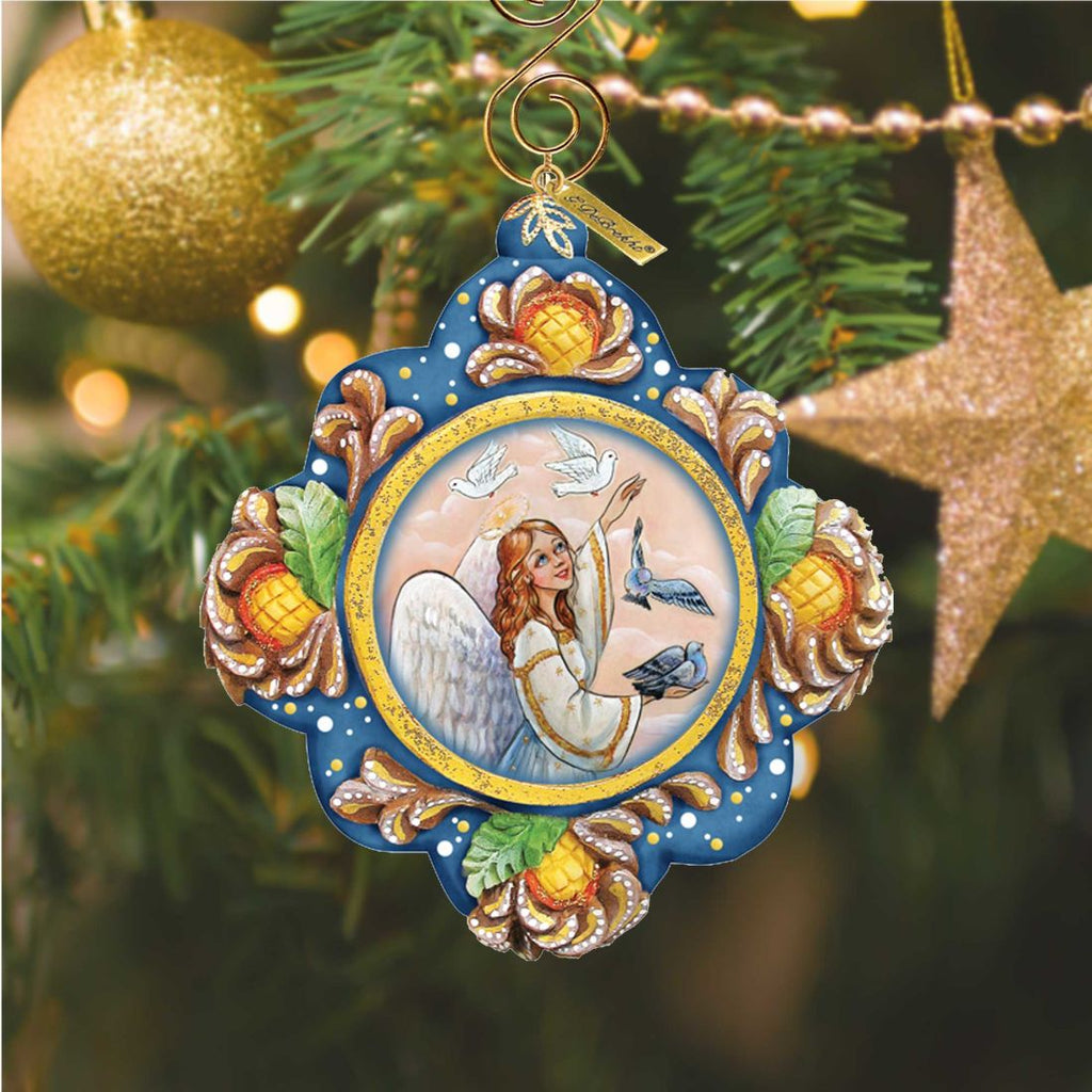 Beautiful Piece Sculpted Hand-Painted Christmas Ornament by G. DeBrekht - Nativity Holiday Decor - 6102515 - Che Cose Belle
