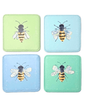 Bee Happy Coasters, Set of 4 - Che Cose Belle