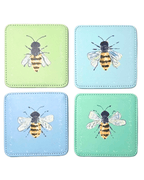 Bee Happy Coasters, Set of 4 - Che Cose Belle