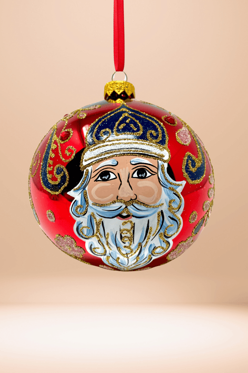 Beefeater Santa Glass Christmas Bauble - Che Cose Belle