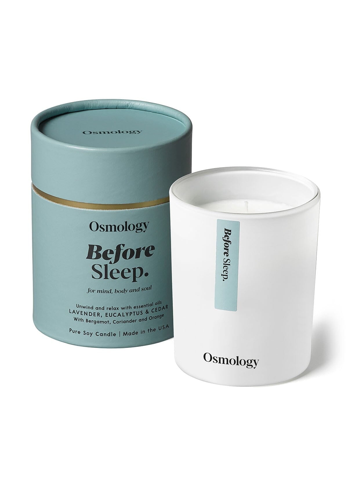Before Sleep Scented Candle - Lavender Eucalyptus and Cedar - Che Cose Belle