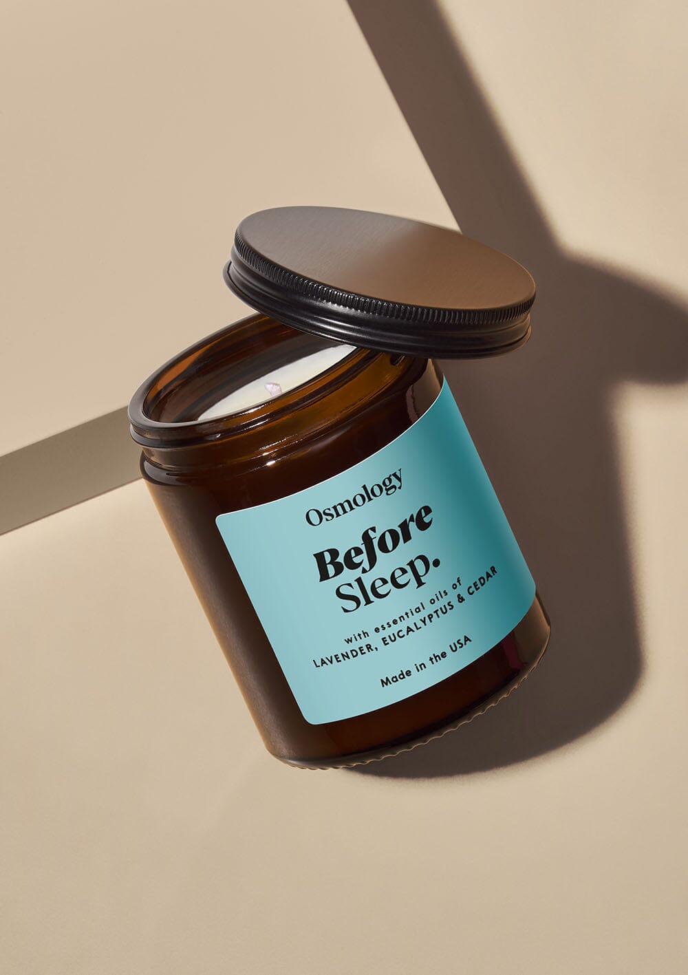 Before Sleep Scented Jar Candle - Lavender Eucalyptus and Cedar - Che Cose Belle