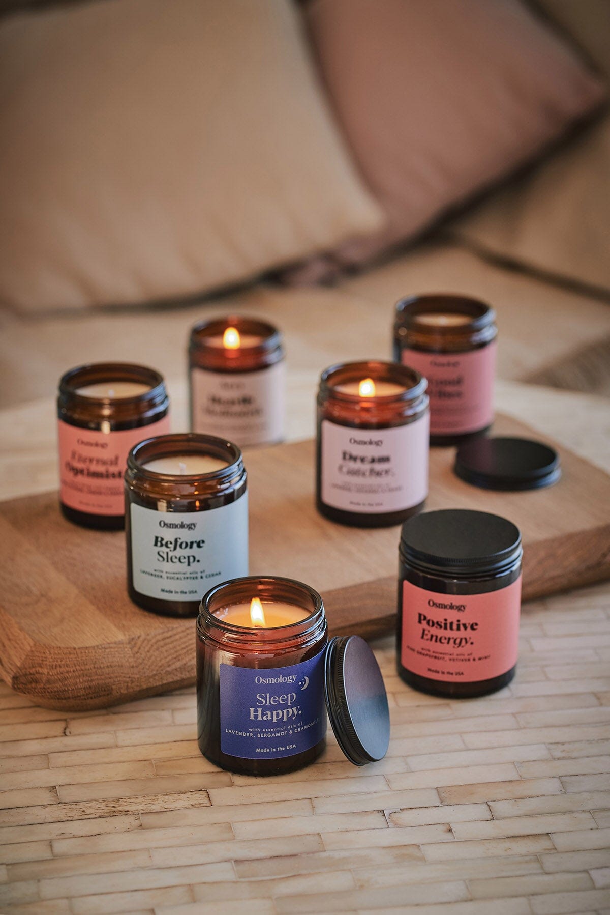 Before Sleep Scented Jar Candle - Lavender Eucalyptus and Cedar - Che Cose Belle