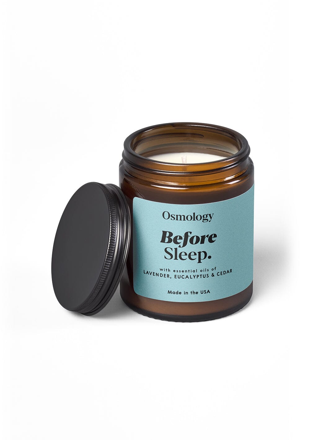 Before Sleep Scented Jar Candle - Lavender Eucalyptus and Cedar - Che Cose Belle