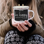 16oz Reusable Metal Candle Mug Scented Soy Candle Gift