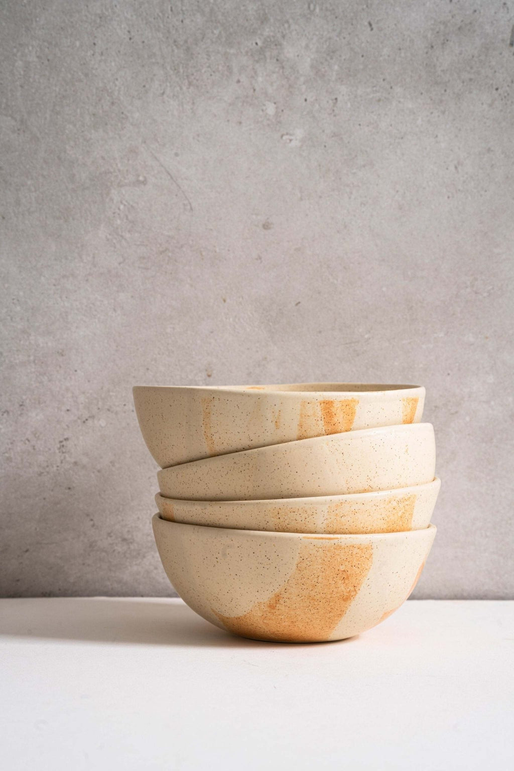 Beige Matte Stoneware Bowl - Che Cose Belle