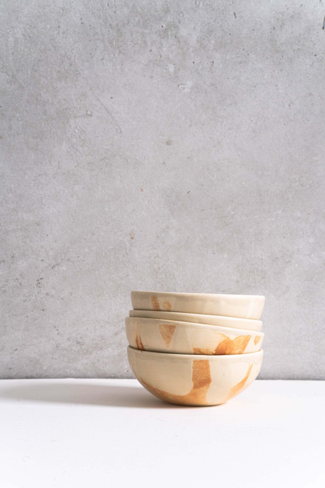 Beige Matte Stoneware Bowl - Che Cose Belle