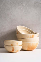 Beige Matte Stoneware Bowl - Che Cose Belle