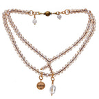Believe Heart Crystal Boho Wrap Bracelet/Necklace - Che Cose Belle