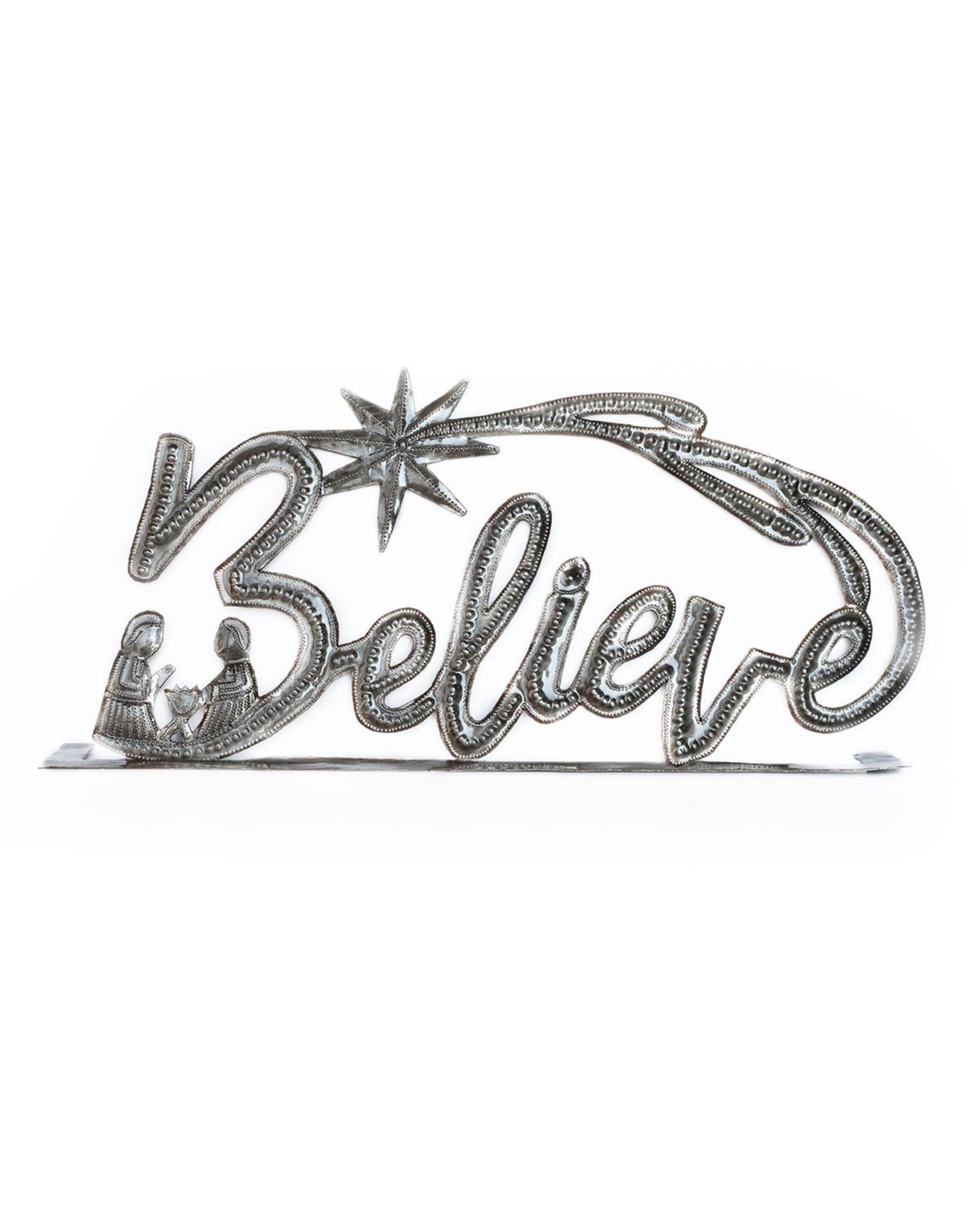 Believe Standing Metal Art - Che Cose Belle