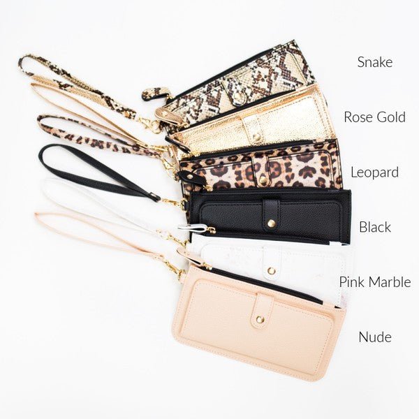 Bella Wristlet Credit Card Zipper Wallet - Che Cose Belle