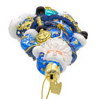 Bellissimo Glass Celestial Santa Ornament - Che Cose Belle