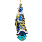 Bellissimo Glass Celestial Santa Ornament - Che Cose Belle