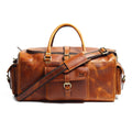 Berlin Leather Weekender Duffle Bag - Che Cose Belle