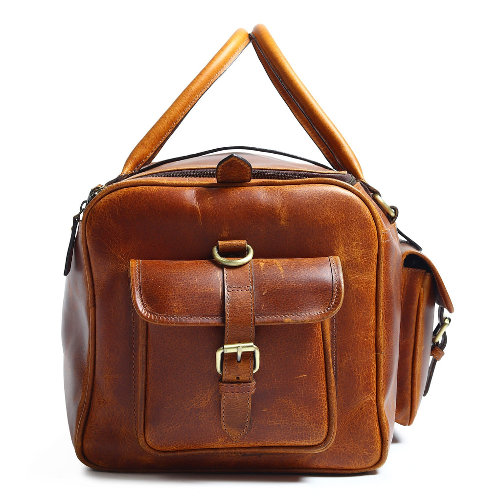 Berlin Leather Weekender Duffle Bag - Che Cose Belle