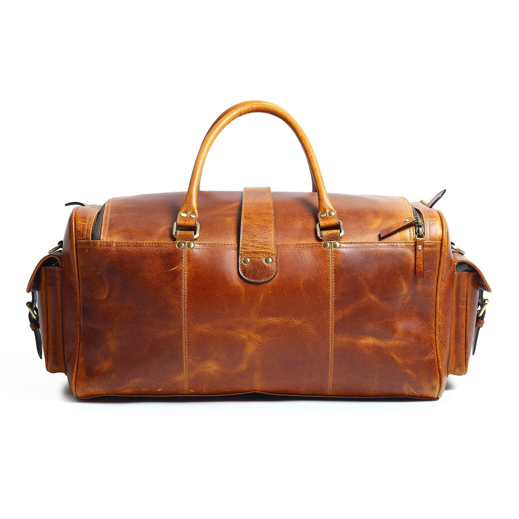 Berlin Leather Weekender Duffle Bag - Che Cose Belle