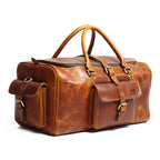 Berlin Leather Weekender Duffle Bag - Che Cose Belle