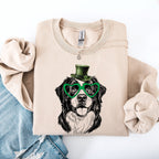 Bernese Mountain, Adorable Dog, St Patrick's Day, Lucky, Irish Sweatshirt - Che Cose Belle