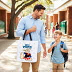 Best Pops Ever Canvas Tote Bag, Classic Popeye the Sailorman Dad Gift Bag for Fun and Strong Dads - Che Cose Belle