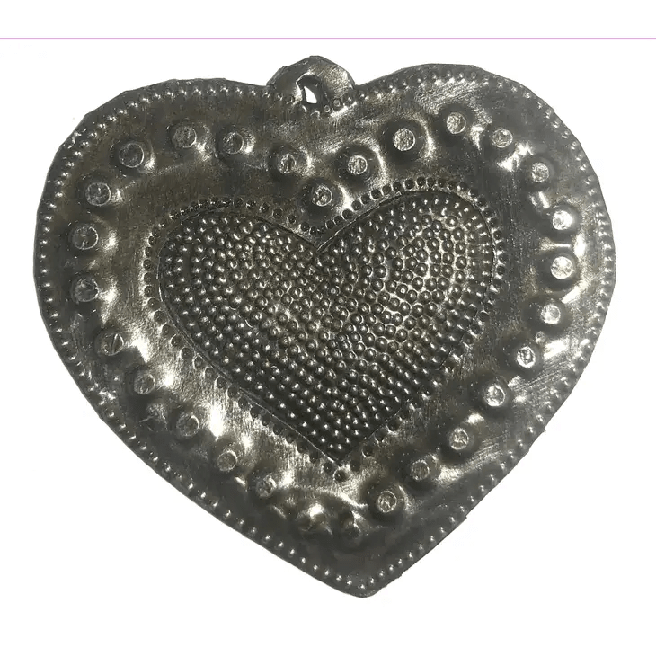 Beveled Heart Ornament - Che Cose Belle
