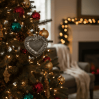 Beveled Heart Ornament - Che Cose Belle