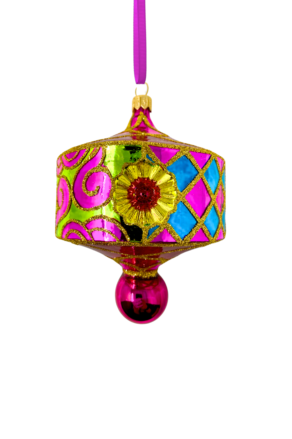 Beverly Hills Reflector Polish Glass Ornament - Che Cose Belle