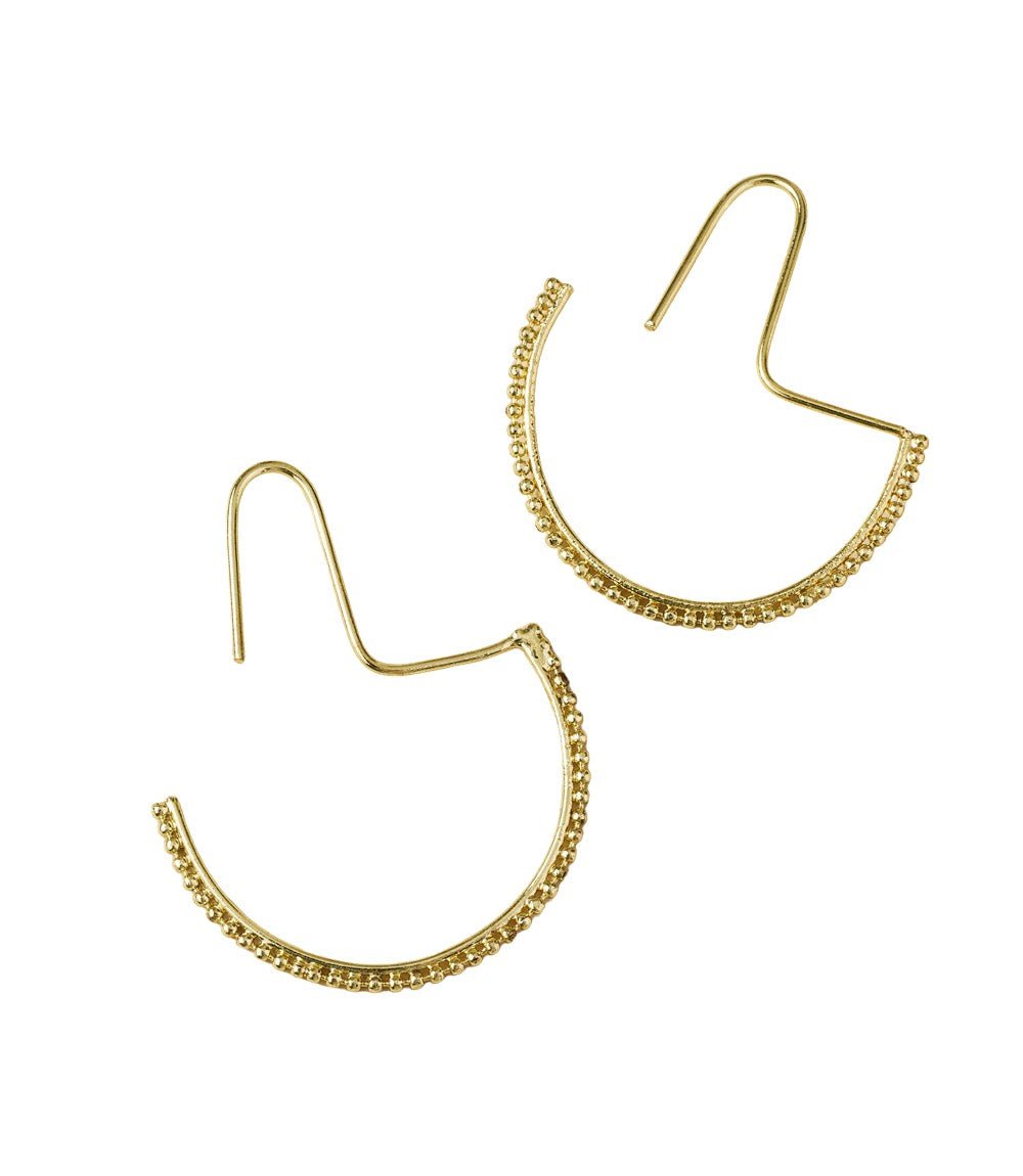 Bhavani Dot Threader Earrings - Che Cose Belle
