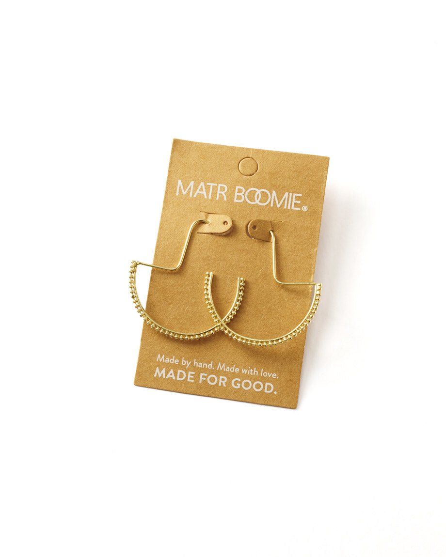 Bhavani Dot Threader Earrings - Che Cose Belle
