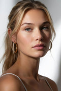 Bianca Waterproof Crystal Hoop Earring - Che Cose Belle