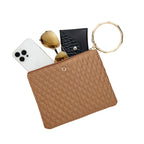 The Bracelet Pouch — Caramel Quilted