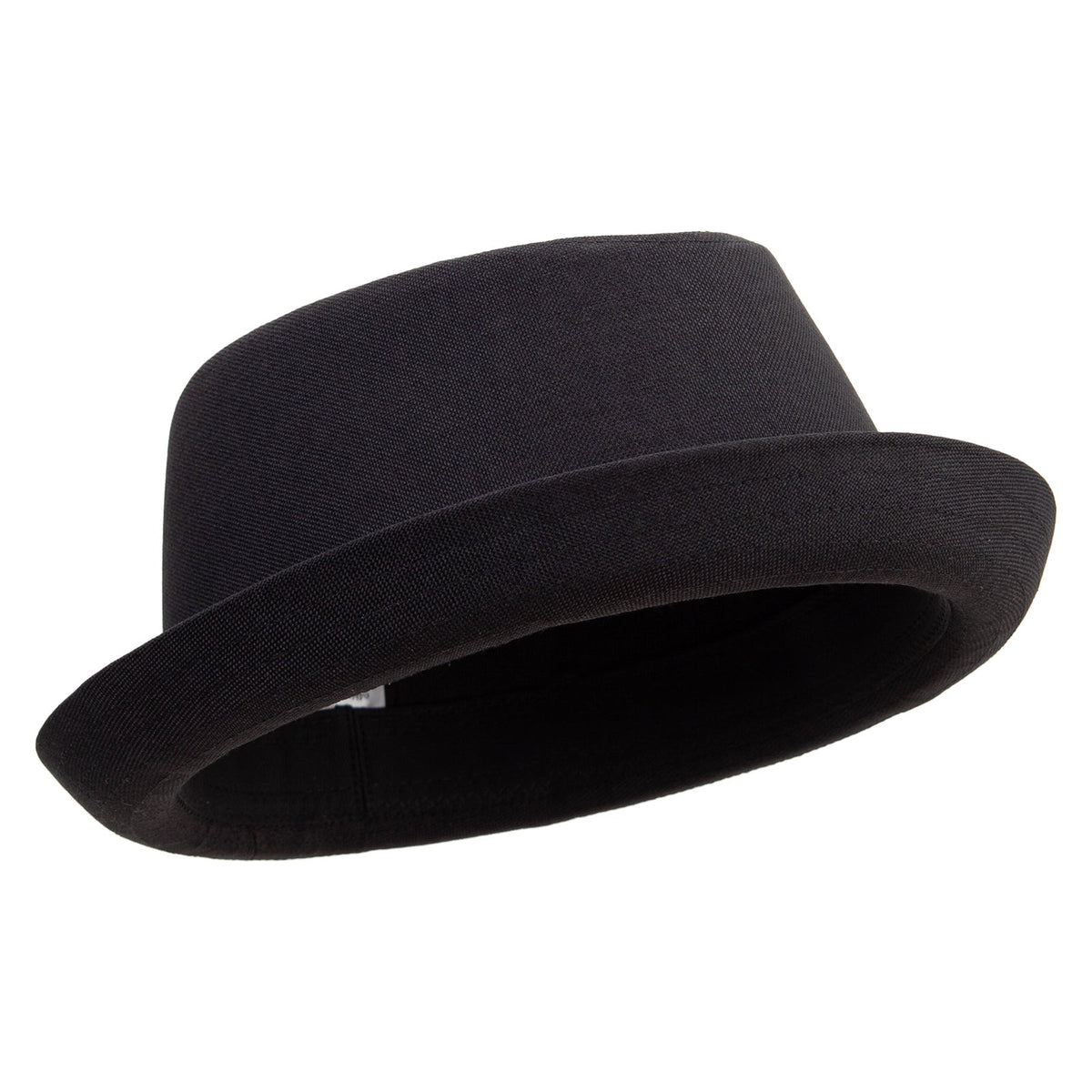 Big Size Polyester Linen Mixed Porkpie Upbrim Fedora - Che Cose Belle