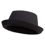 Big Size Polyester Linen Mixed Porkpie Upbrim Fedora - Che Cose Belle