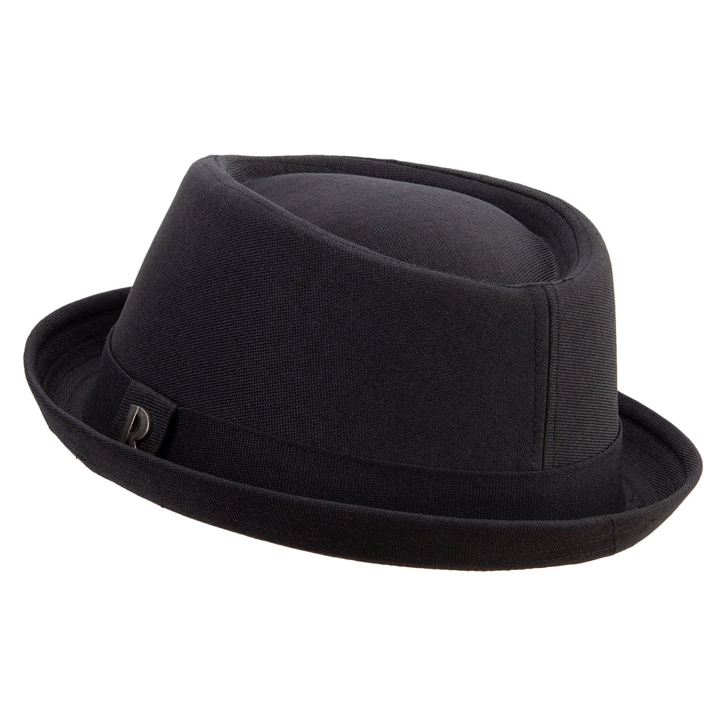 Big Size Polyester Linen Mixed Porkpie Upbrim Fedora - Che Cose Belle