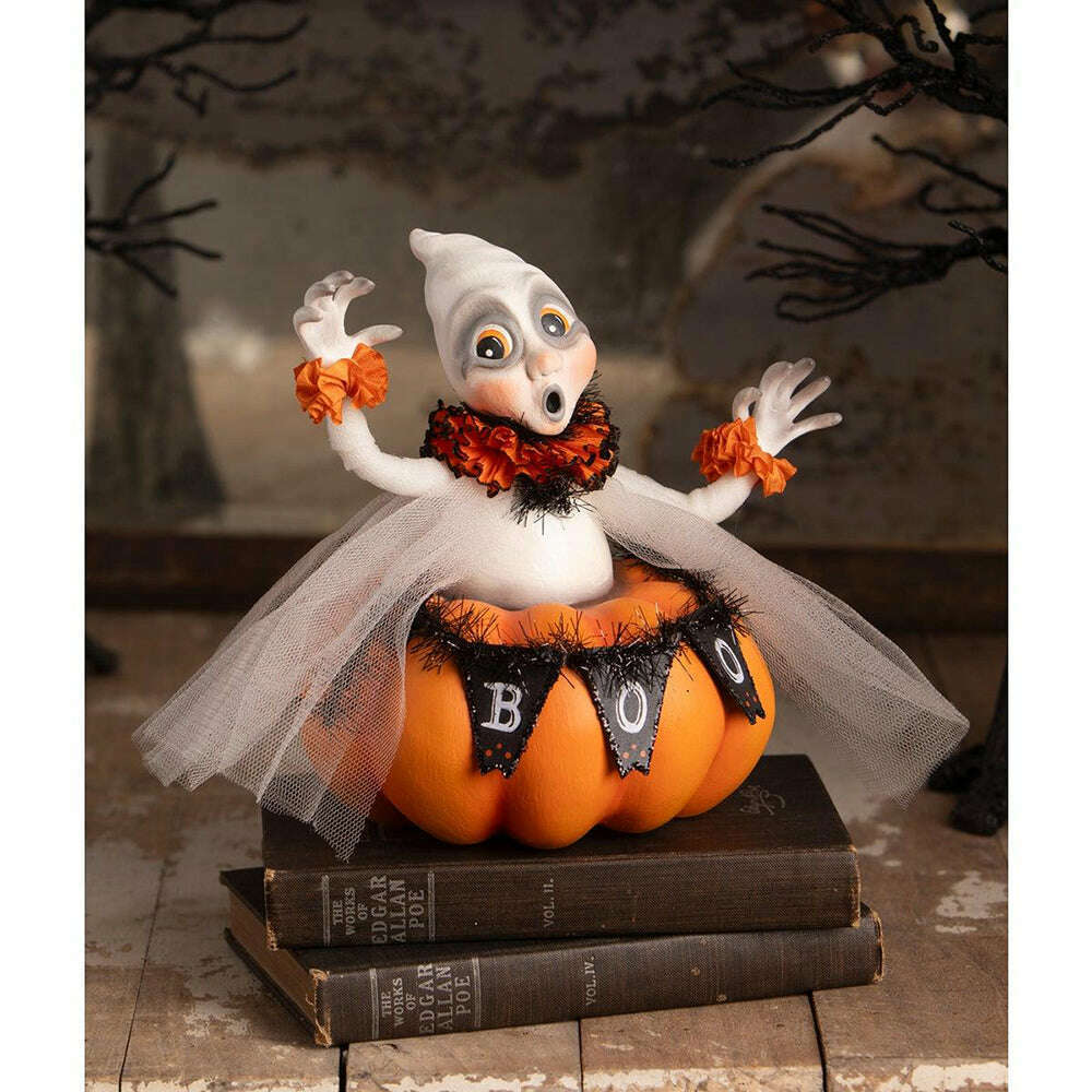 Binx Boo Ghost Halloween Decor by Bethany Lowe Designs - Che Cose Belle